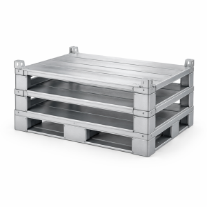 Palette métallique empilable